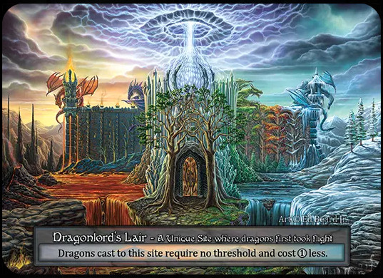 Dragonlord's Lair 1x Dragonlord Sorcery Contested Realm SCR Unique MINT site