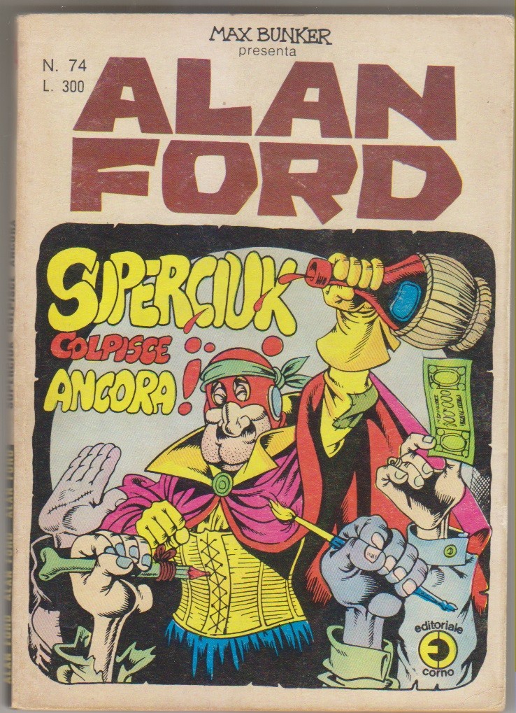 ALAN FORD N. 74 originale ed. Corno Agosto 1975