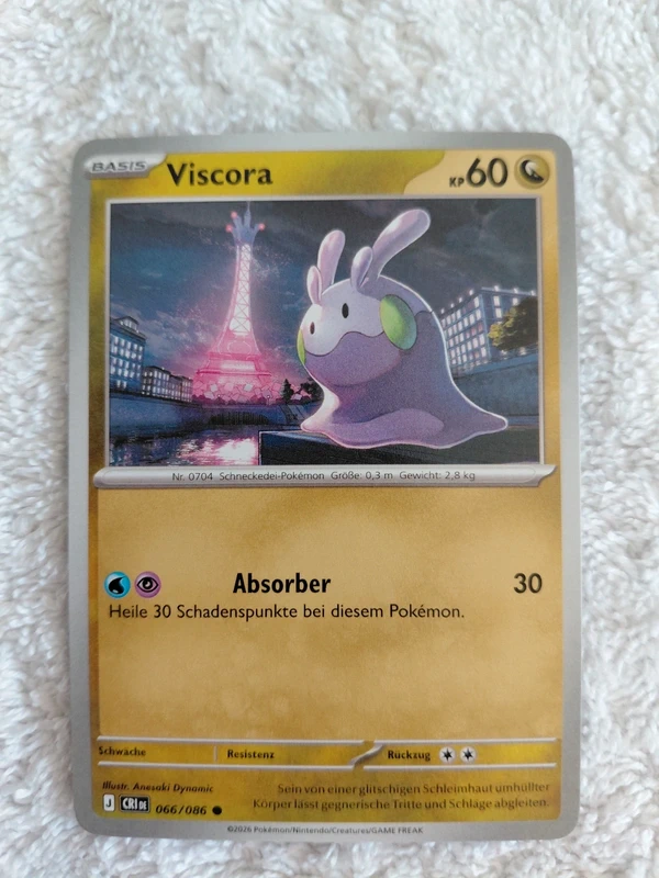 Pokémon Karte Viscora Einzelkarte Sammelkarte