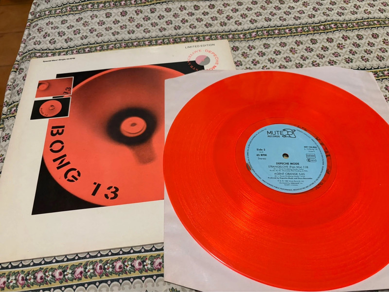 "Depeche Mode" vinyle couleur Défectueux!