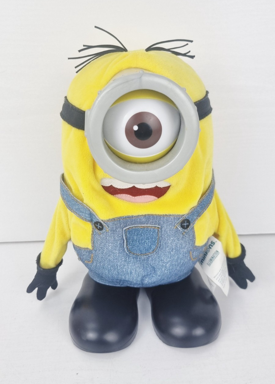 Despicable Me Minion Stuart Interactive Talking Moving Plush Toy Thinkway 2013