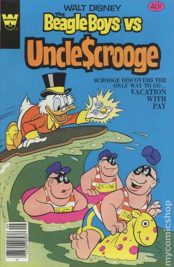 Beagle Boys vs. Uncle Scrooge #7 VG 1979 Whitman Stock Image Low Grade