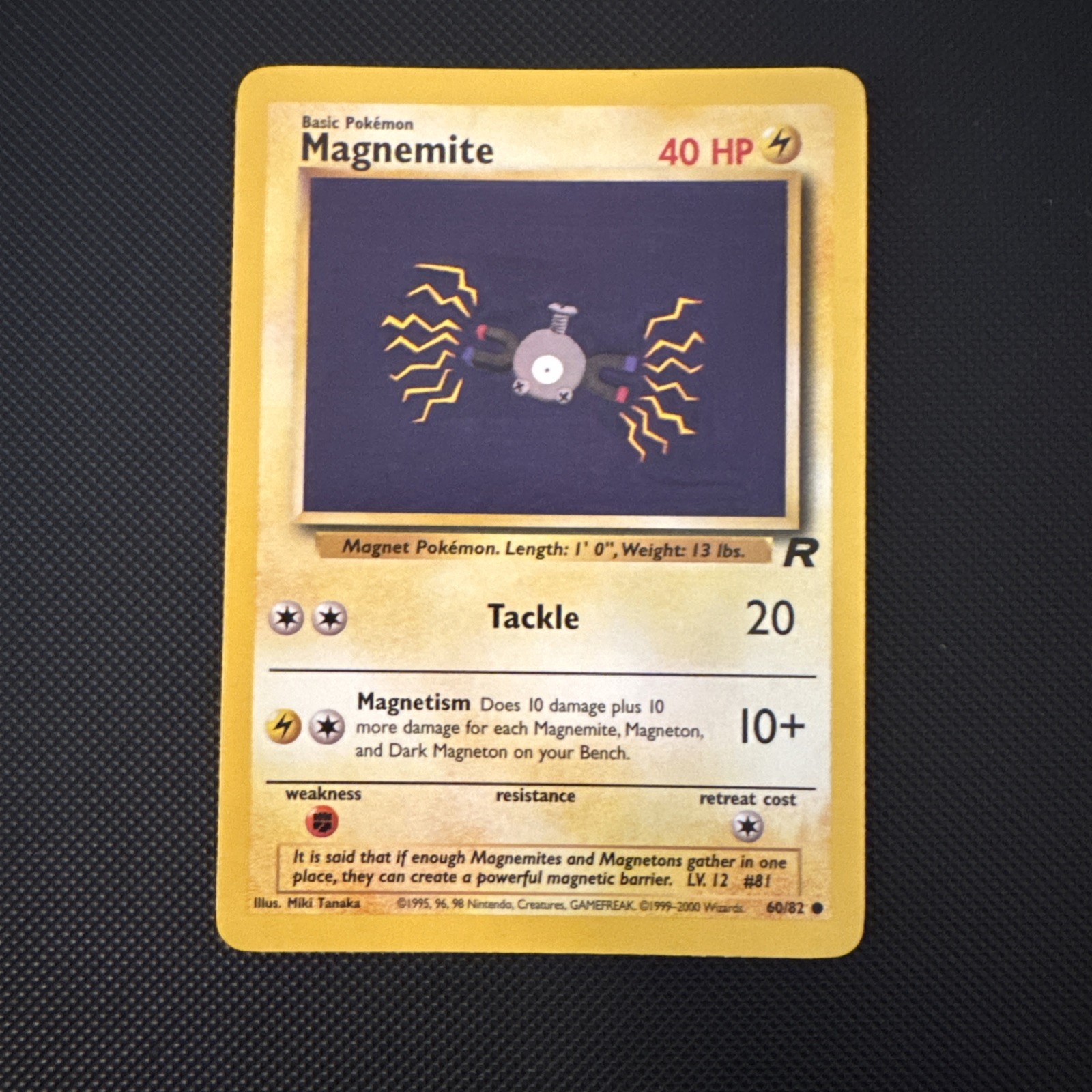 Magnemite 60/82 Team Rocket Pokemon S477