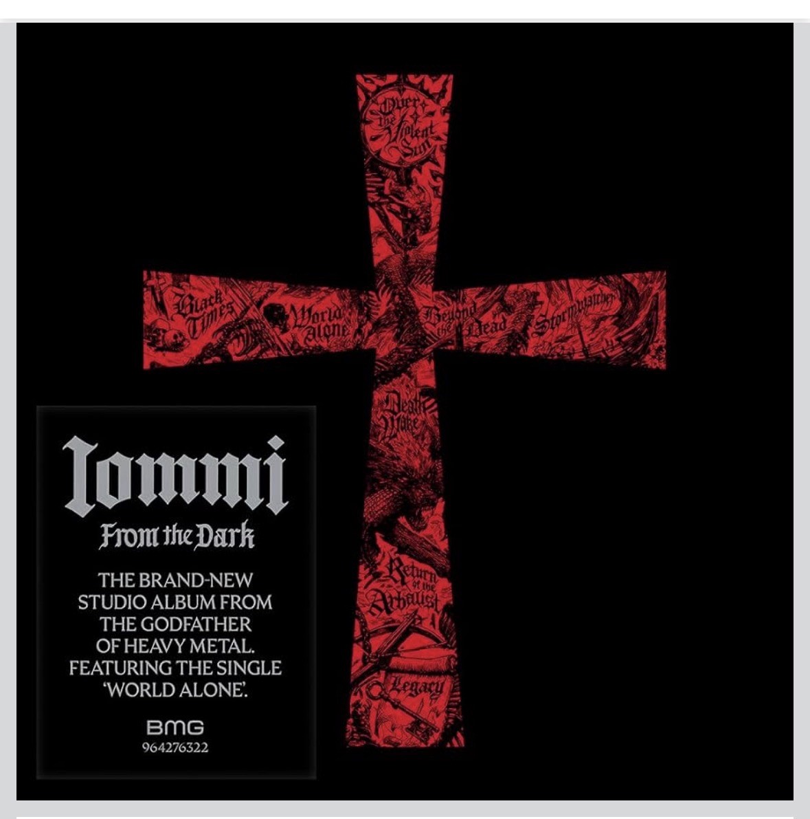From The Dark Exclusive by Tony Iommi Amazon Die cut Cover SOLD OUT 2026 Rock