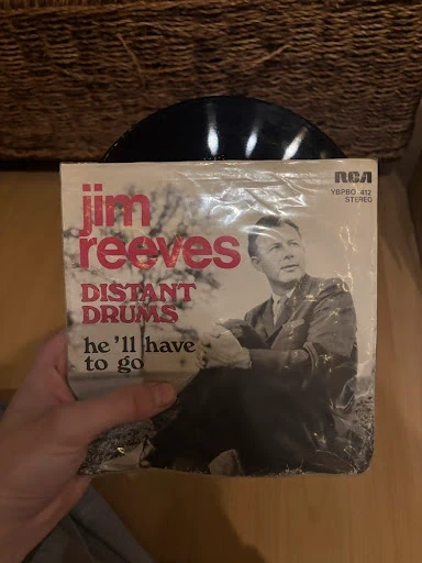 7" Vinyl Single Jim Reeves - Distant Drums / He'll Have To Go (RCA)