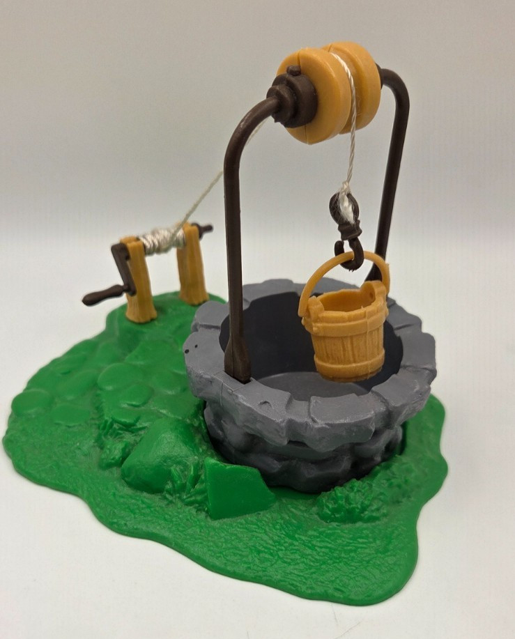 1980 Schleich Peyo Smurfs Wishing Well #40090 COMPLETE Hong Kong Vintage Playset