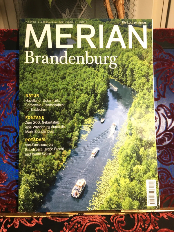 Merian – Die Lust am Reisen – Brandenburg – 140 Seiten, sehr gut