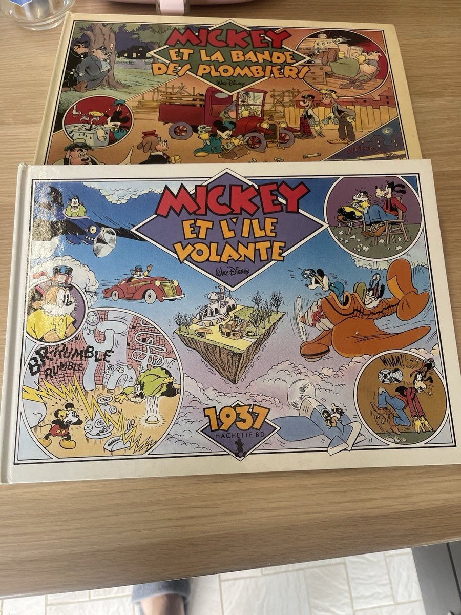 Hachette BD L'Age d'Or de Mickey : Mickey et l'île volante 1937 Walt Disney