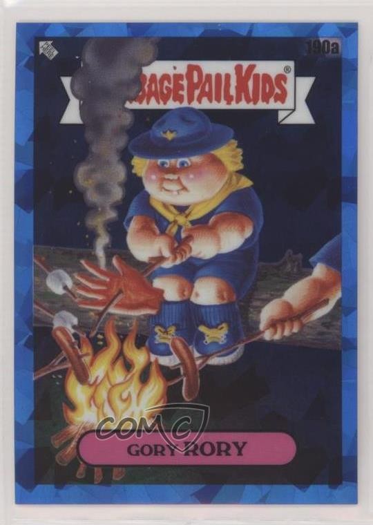 2022 Topps Chrome Sapphire secchio spazzatura bambini GORY RORY #190A 1md