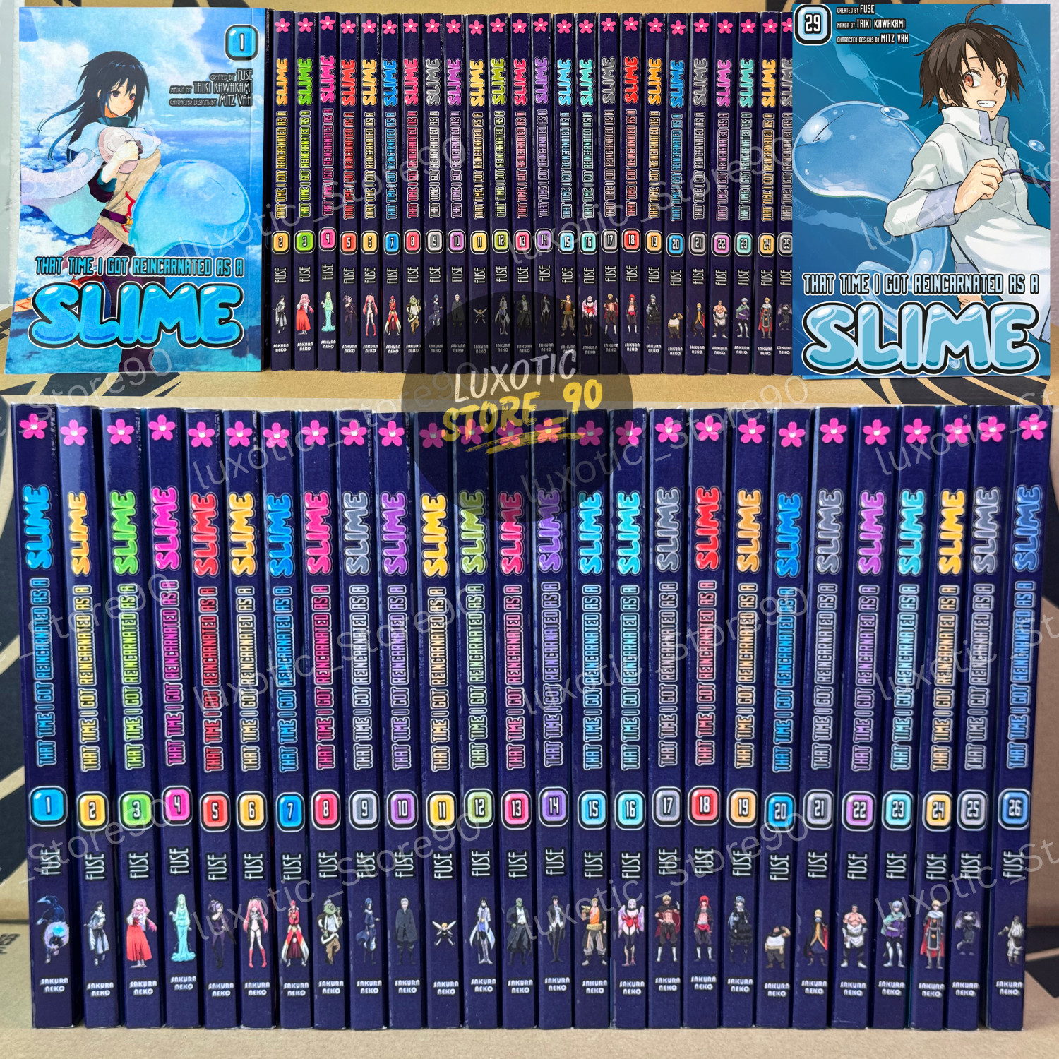 That Time I Got Reincarnated As A Slime Manga Vol.1-29 SET MEZZO/COMPLETO Inglese Nuovo