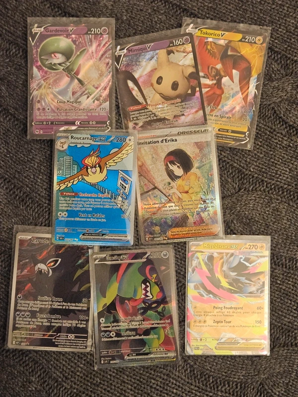 Lot carte pokemon alt 151 flamme obsidienne