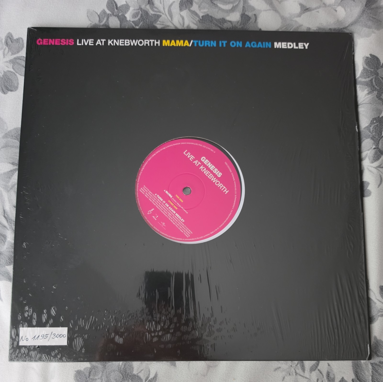 Genesis - Live At Knebworth, 12" viny Single RSD 2021 NUMBERED 
