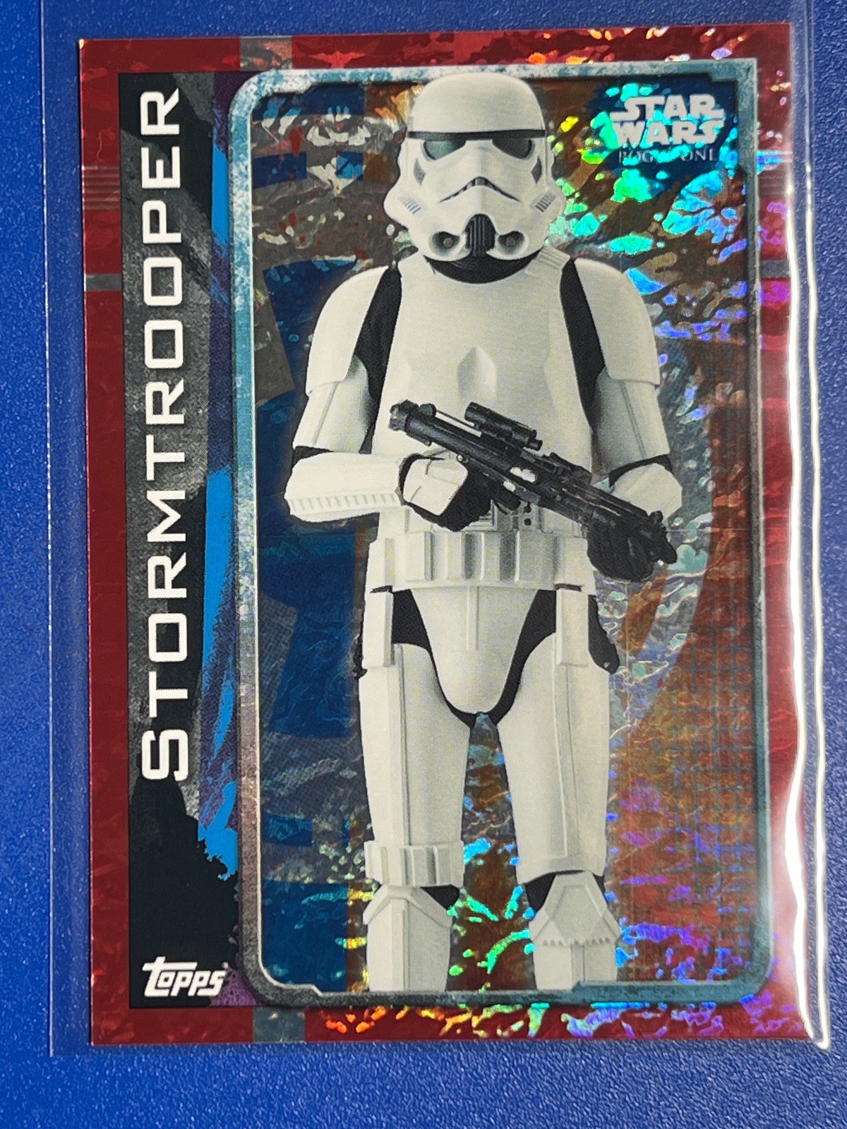 2016 Topps Star Wars: Rogue One UK Holofoil Stormtrooper #175