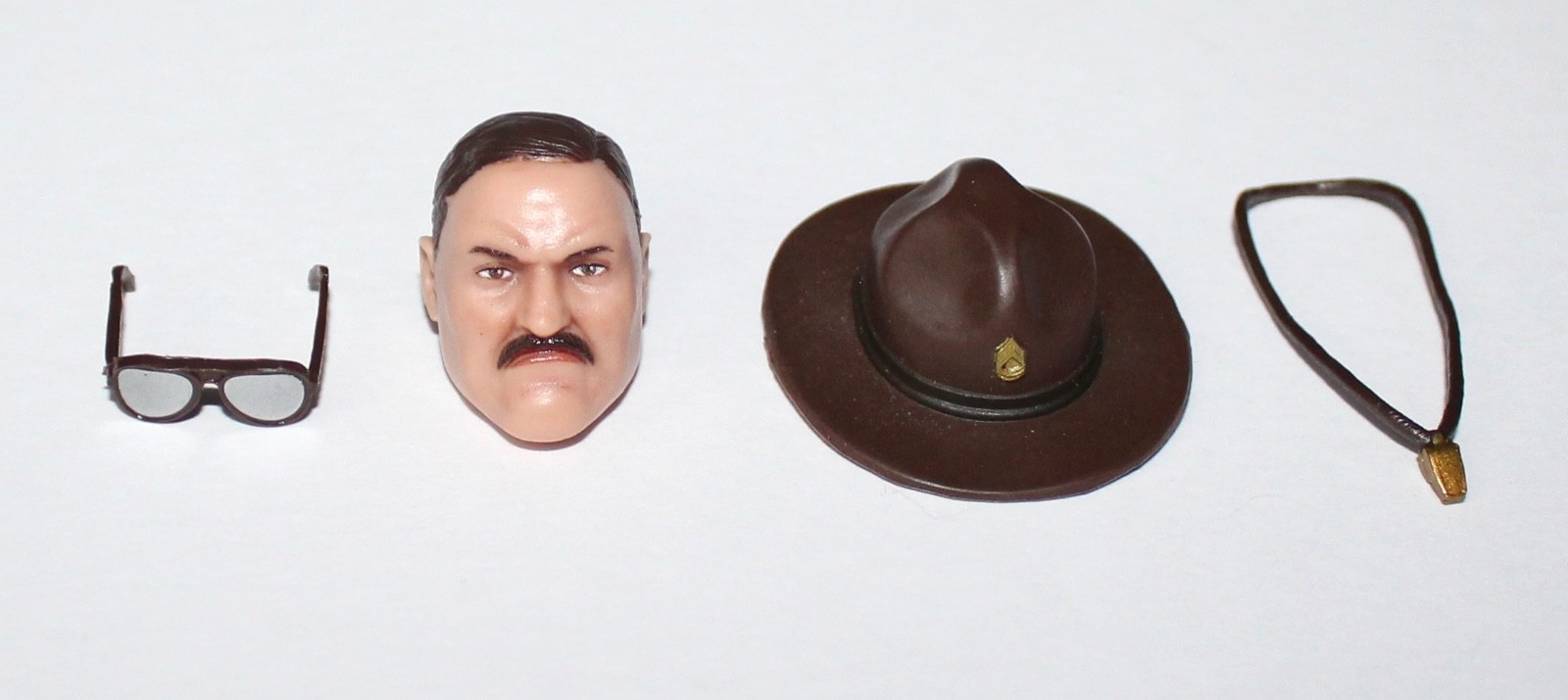 SGT. SLAUGHTER - Occhiali da sole cappello testa - GIJOE CLASSIFIED SERIES 53 6" scala 1/12