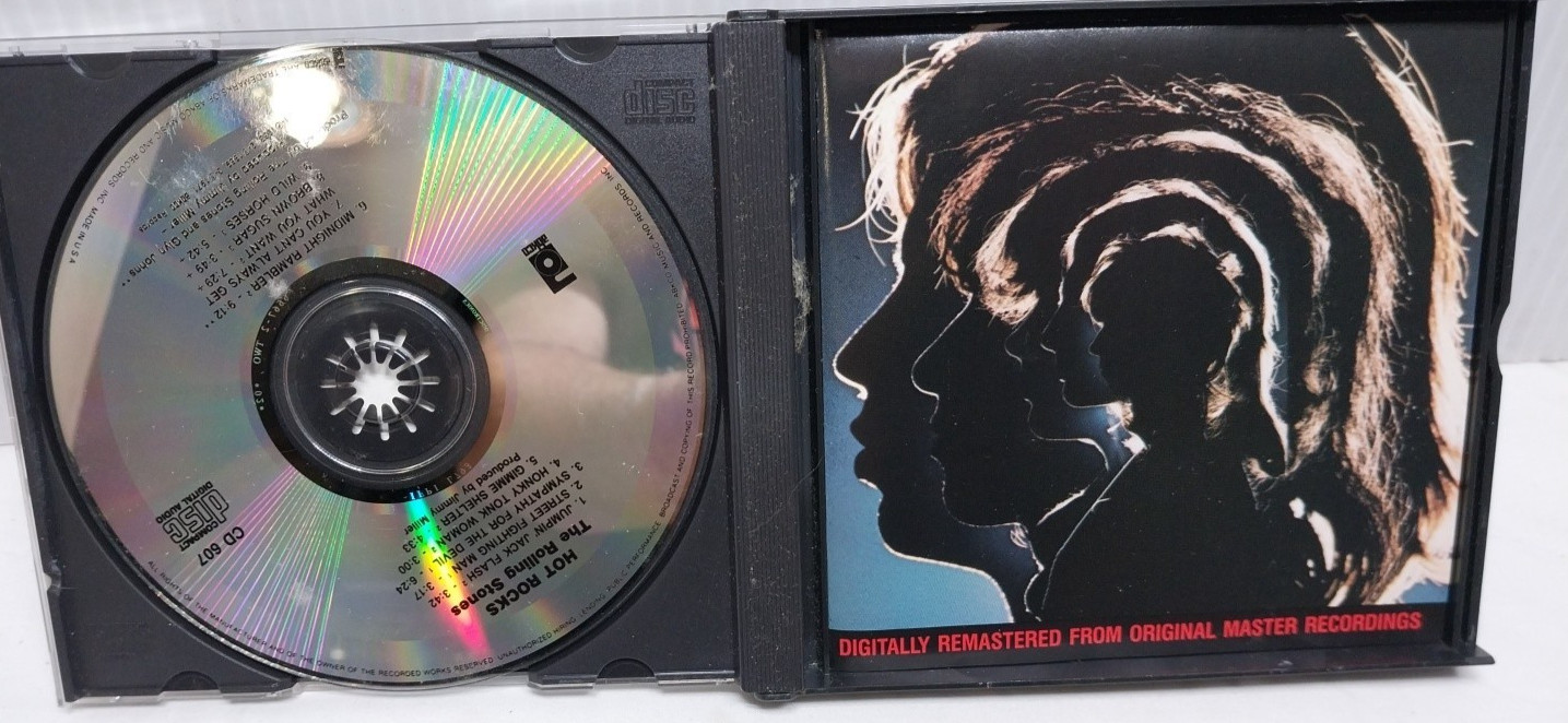 The Rolling Stones Hot Rocks 1964-1971 CD 2 Disc Set Greatest Hits Abkco Black