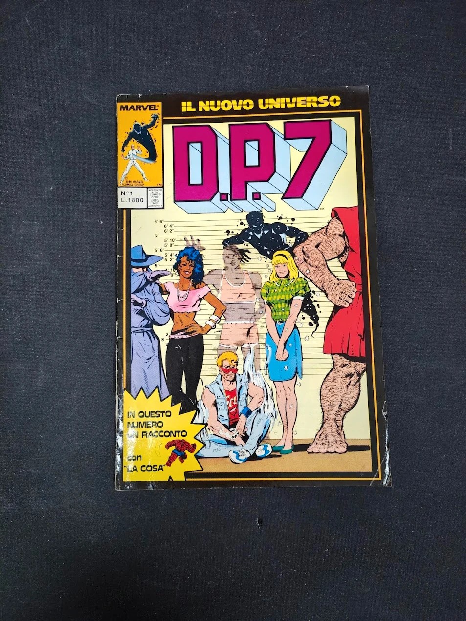 Fumetto D P 7 n 1 Il Nuovo Universo Star Comics 1989 Marvel La Cosa numero 1