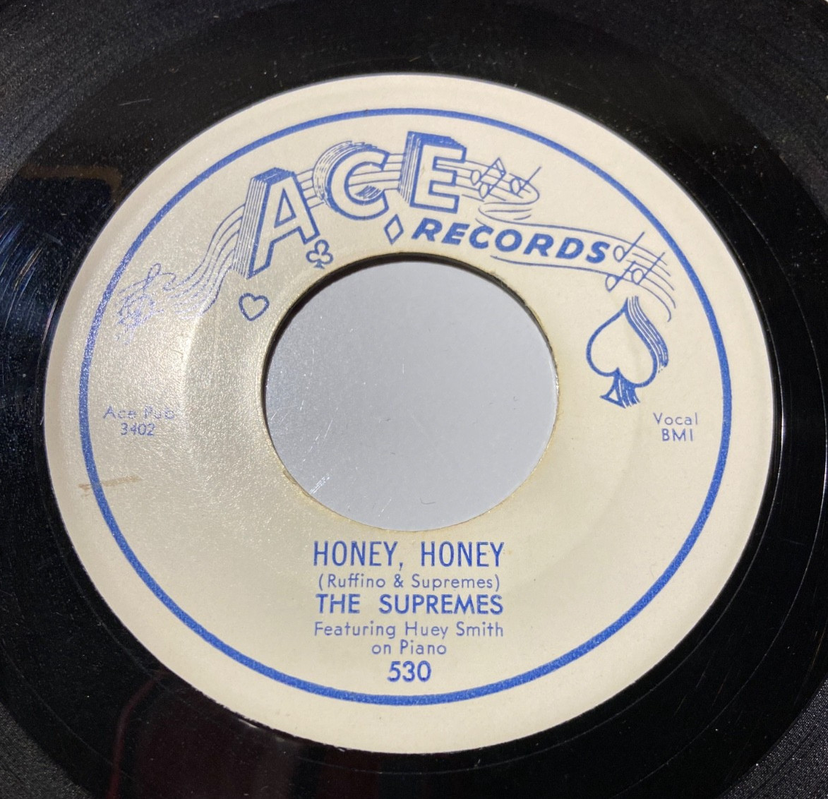 DOO-WOP R&B REPRO 45-SUPREMES-ACE 530-HONEY HONEY / JUST FOR YOU AND I (ALT TK)