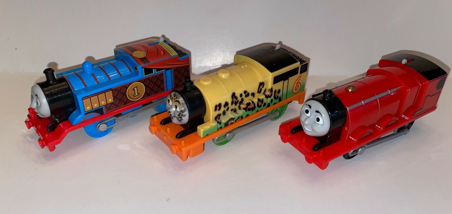 Lotto 3 treni motorizzati Trackmaster Thomas Percy James, testati e funzionanti
