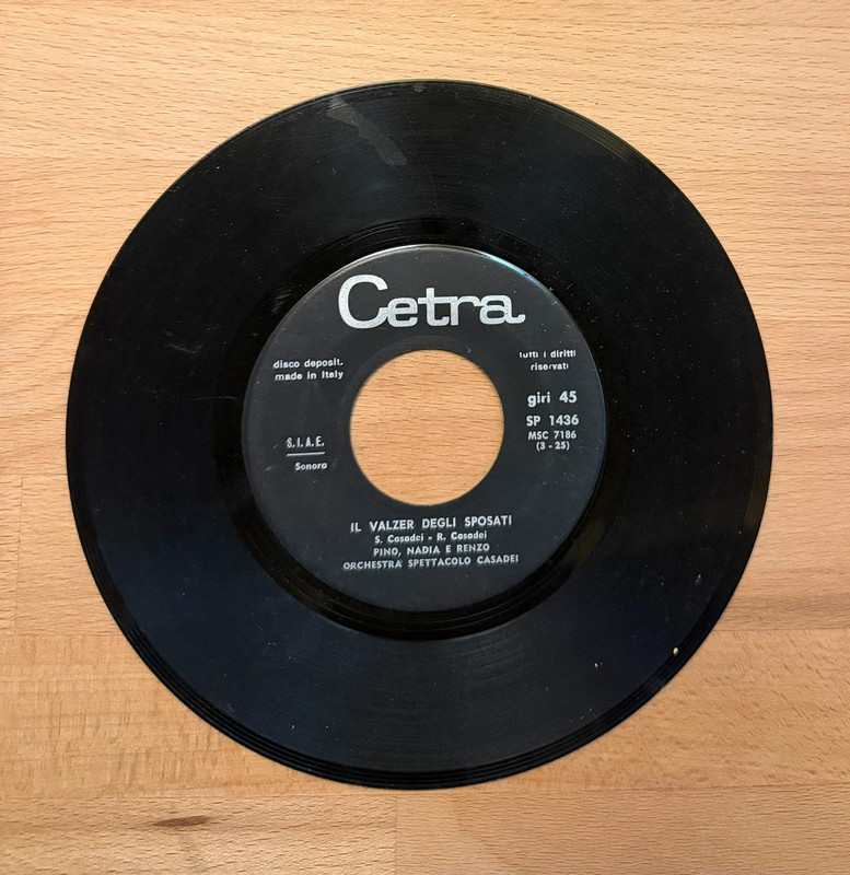 Orchestra Spettacolo Casadei – La Droga / Il Valzer degli Sposati – Cetra (1971)