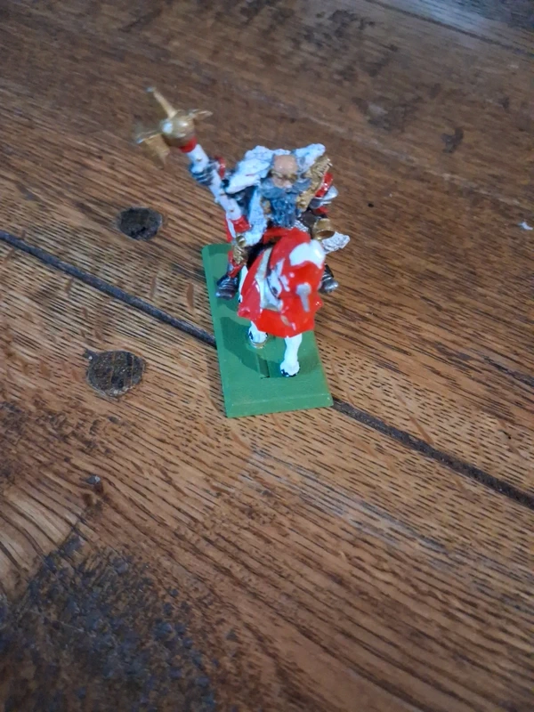Warhammer champion cavalier du loup blanc old set