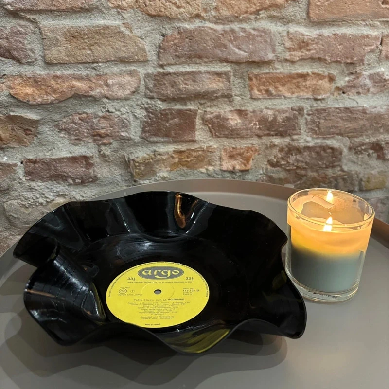 Vinyl Record Bowl Handmade – Yellow Label Argo 1967