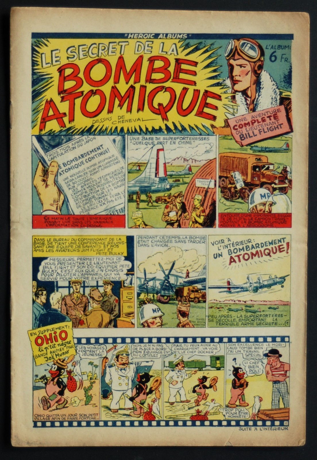 Héroïc-Albums 1ère année 1945 n° 2 - Le secret de la bombe atomique - TTBE
