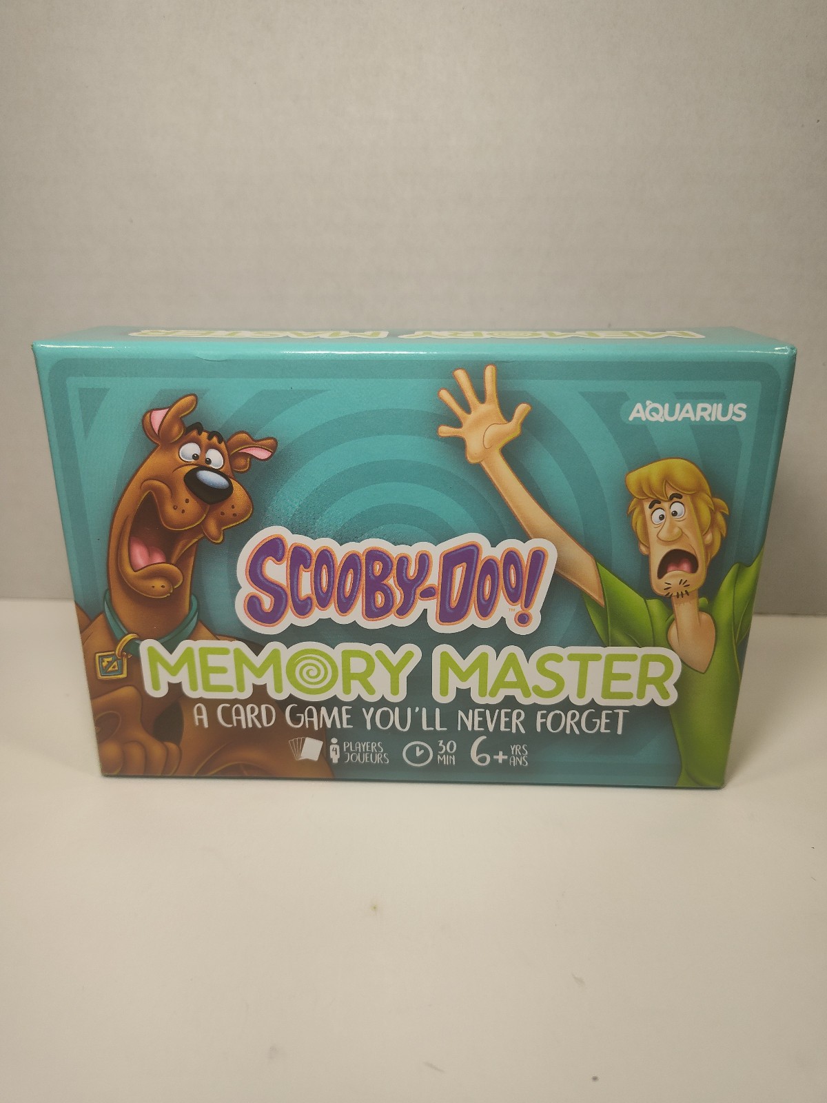 Scooby Doo Memory Master Gioco di Carte Completo con Istruzioni Stampate Acquario