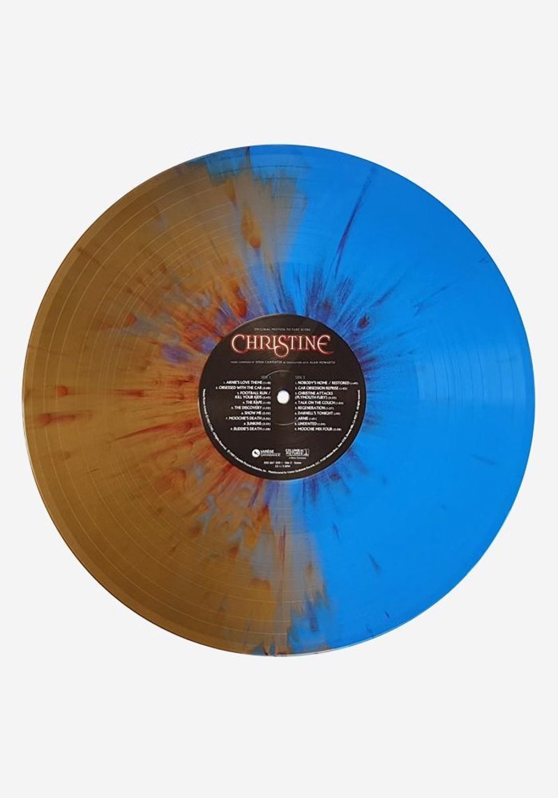 MEGA RARE! NEW! Christine OST Soundtrack LP Blue/Gold/Red vinyl John Carpenter