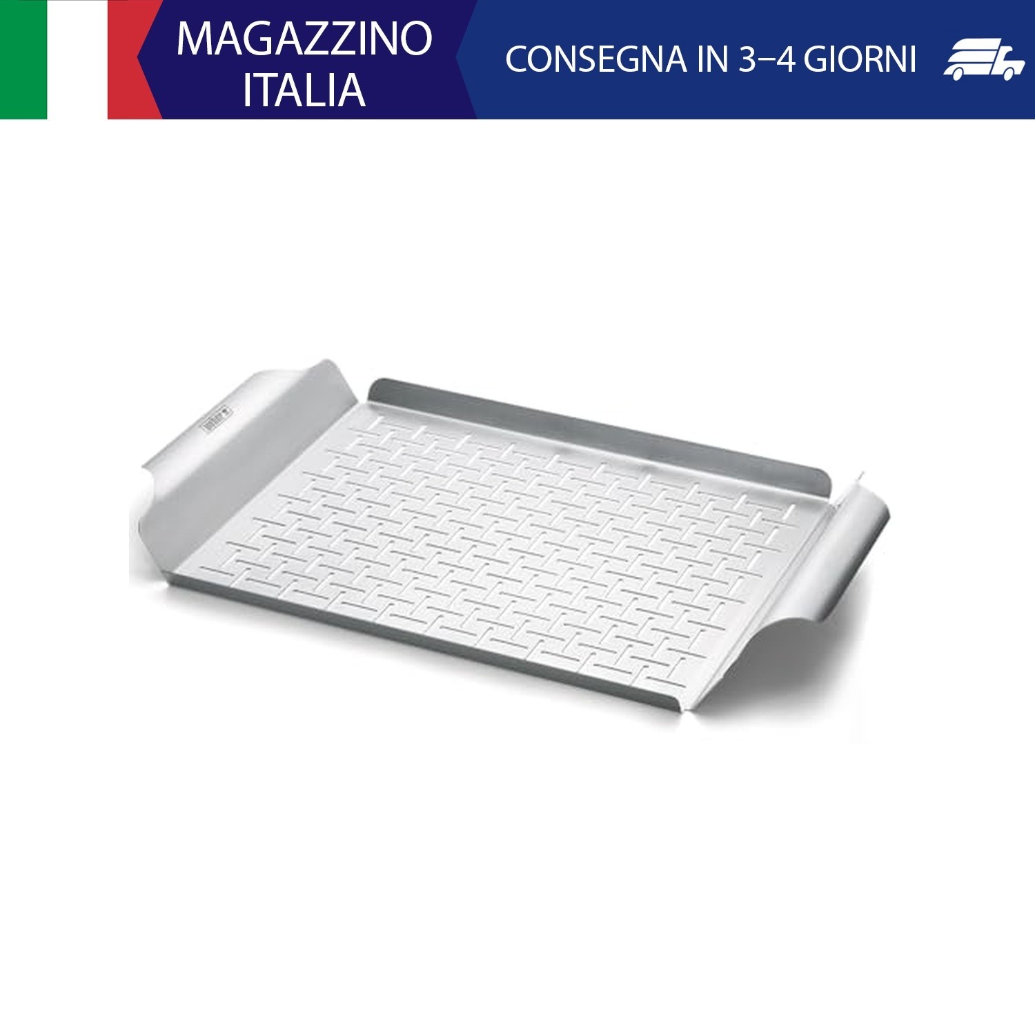 Weber Deluxe Padella per grigliate (44 x 39 cm) - Padella per grigliate BBQ in a