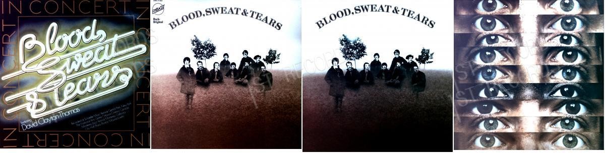 4 x Blood, Sweat & Tears Vinyl LP Sammlung VG/VG+ .
