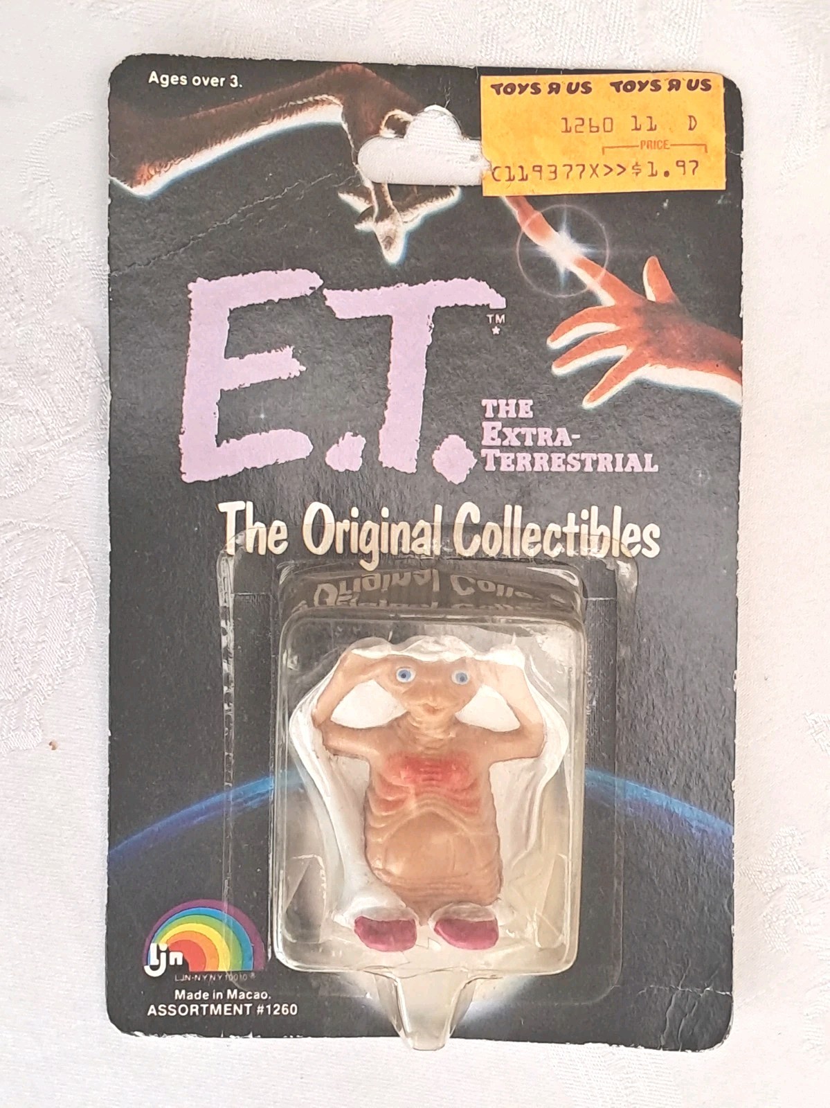 LJN 1982 E.T. The Extra Terrestrial The Original Collectibles Figurina Cardata