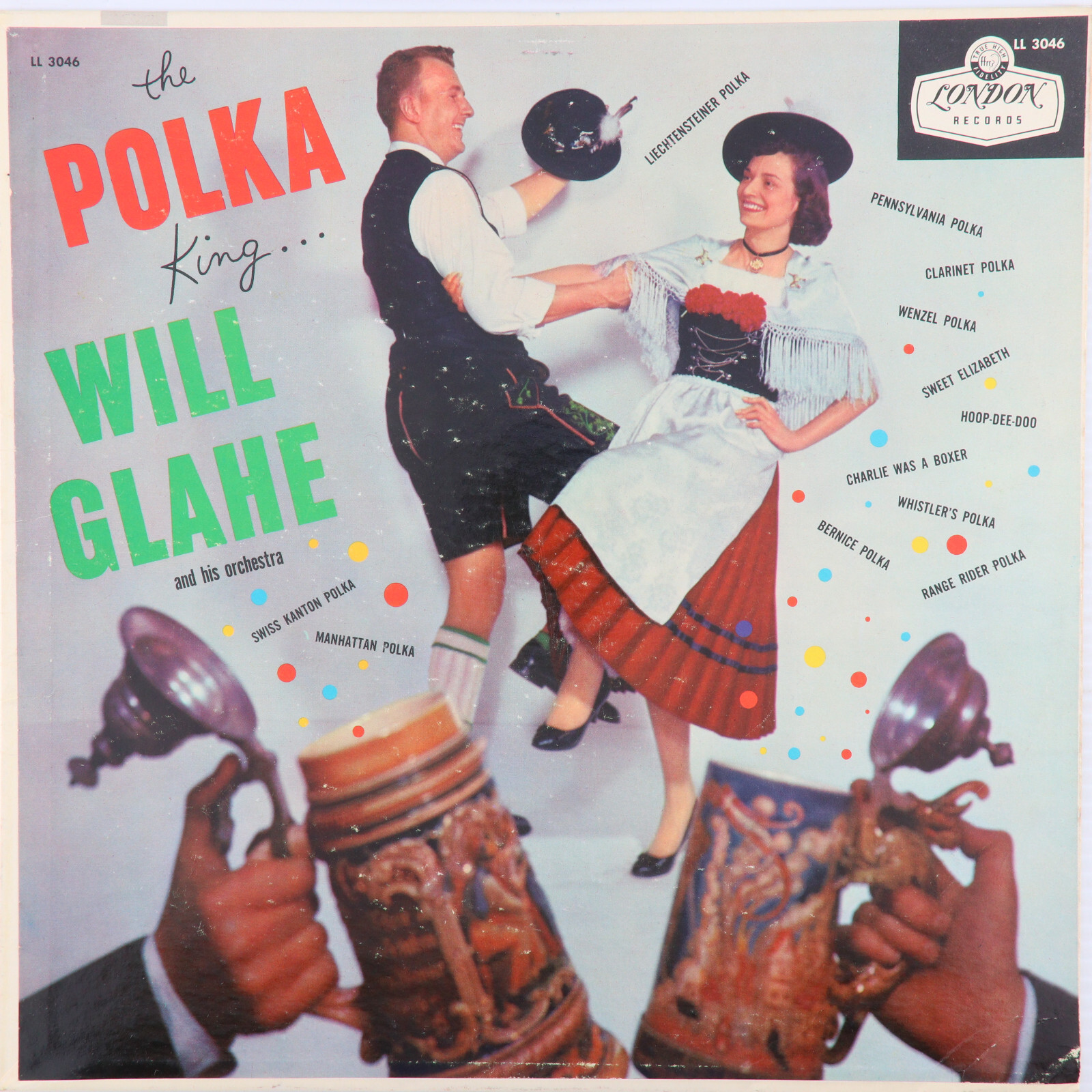 Will Glahe And His Orchestra – 1971 The Polka King12" LP Vinyl Record LL 3046