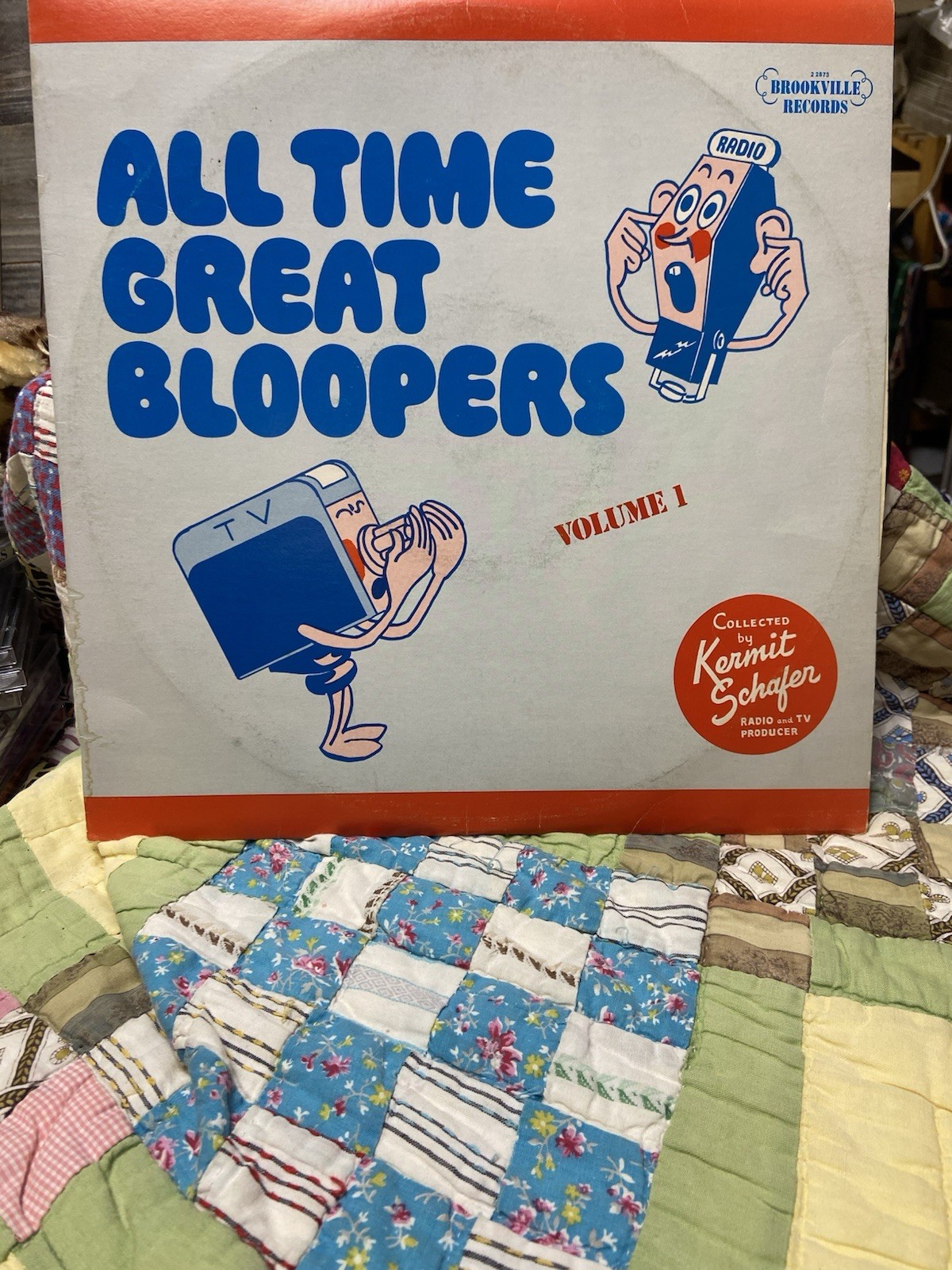 1973 Brookville Records Kermit Schafer "All Time Great Bloopers” Double Album