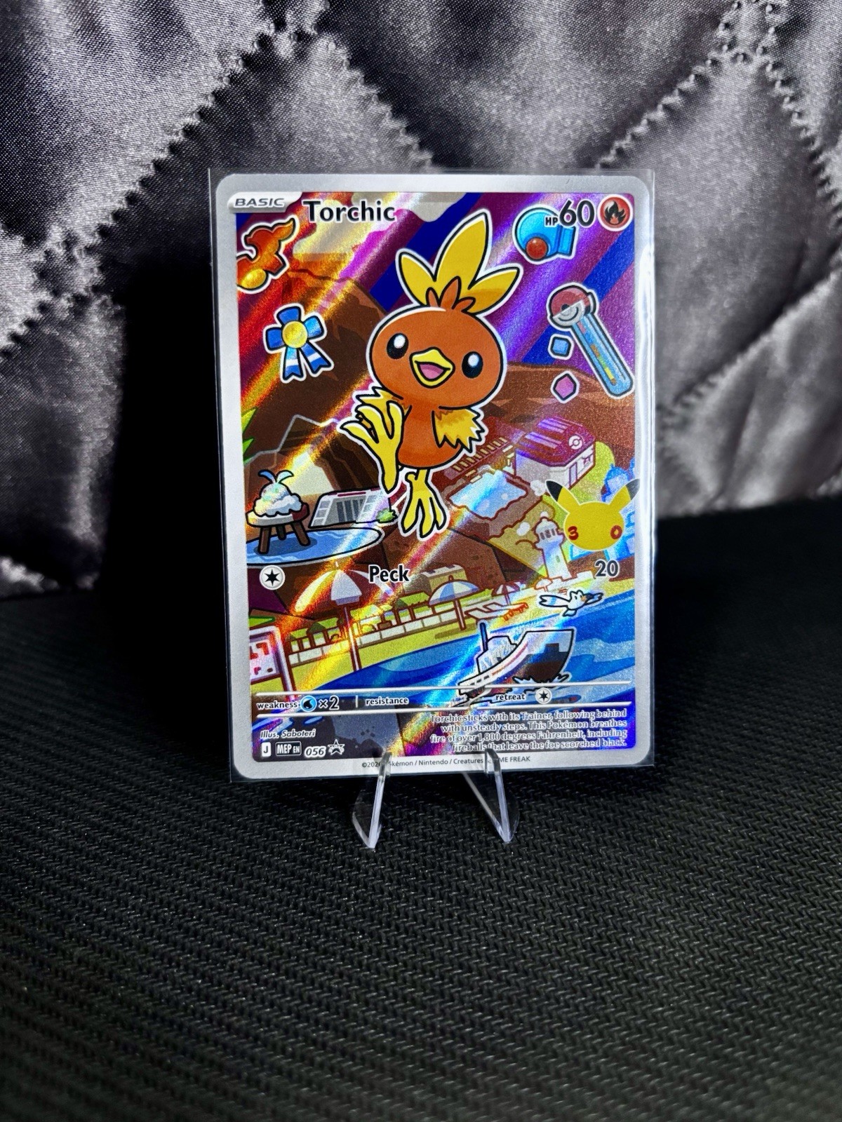 Pokemon TCG: Torchic MEP056 First Partner Illustration - Black Star Promo - NM