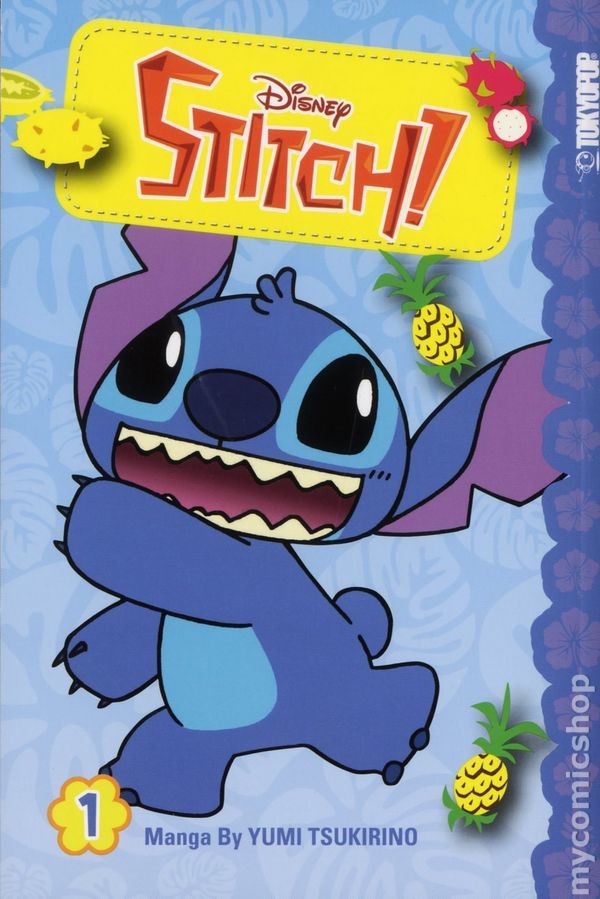 Disney Stitch GN A Manga di Yumi Tsukirino #1-1ST FN 2016 Immagine Stock