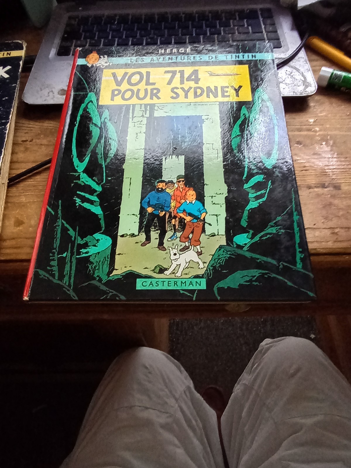 Vol 714 pour SYDNEY TINTIN casterman 1968