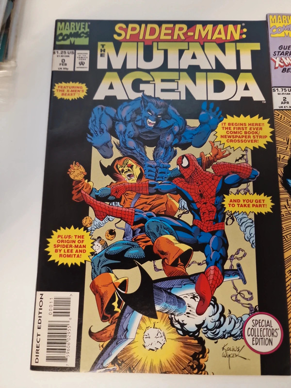 Spider-Man: The Mutant Agenda (numeri #0, #1, #2, #3) serie completa USA