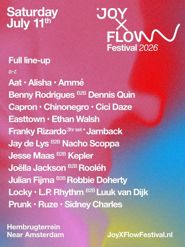 tickets joy x flow festival