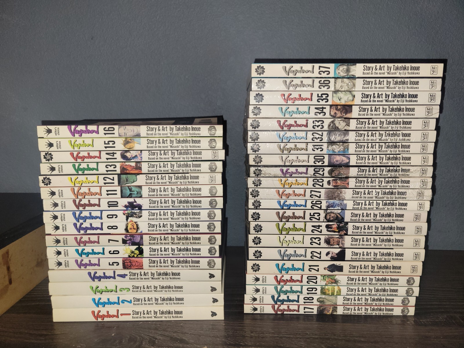 Vagabond Manga Singoli Inglese Viz vol 1-37