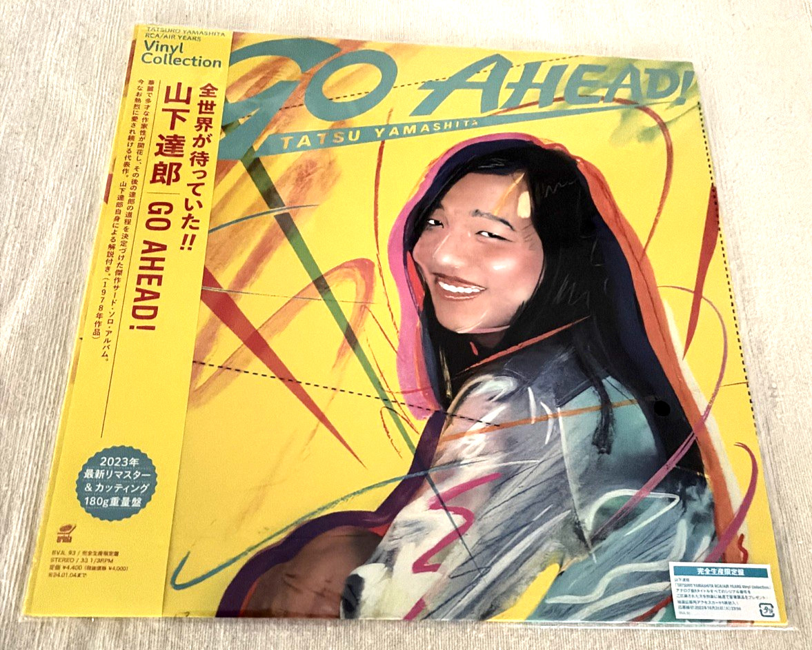 Tatsuro Yamashita GO AHEAD! 2023 Remaster 180g LP Limited Vinyl City Pop Japan