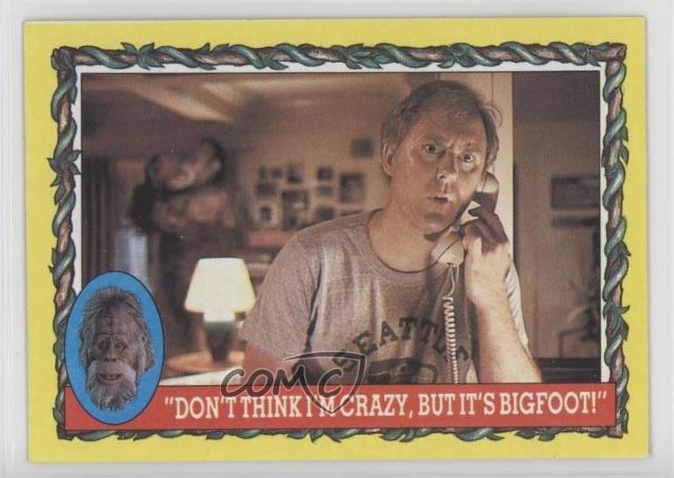 1987 Topps Harry e gli Henderson John Lithgow #28 1i8