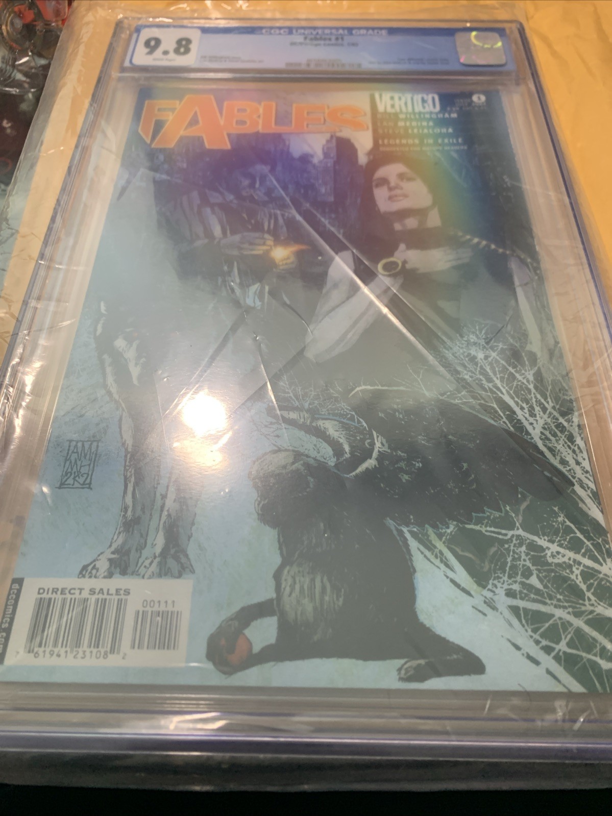 Fables #1    CGC 9.8   2002   DC Vertigo