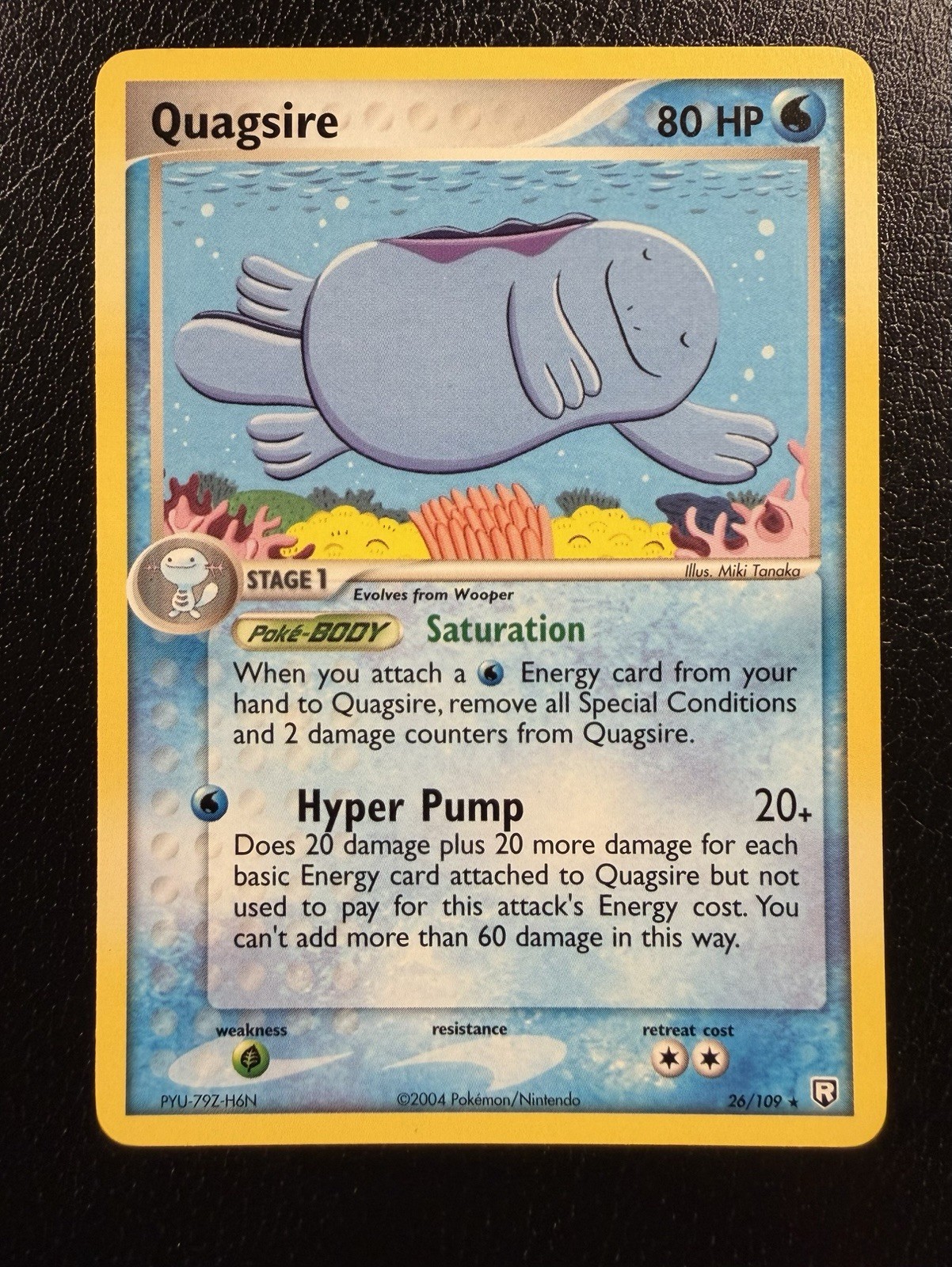 Quagsire 26/109 Pokemon Ex Team Rocket Returns regolare quasi nuovo/lp