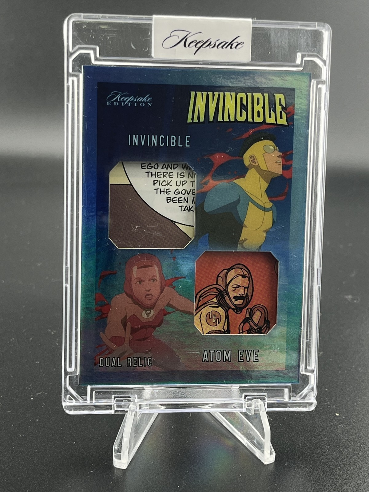 2026 Invincible Keepsake Edition Invincible Atom Eve Invincible #82 Blue Foil
