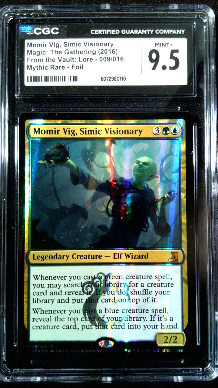 Momir Vig, Simic Visionary From the Vault: Lore Foil CGC 9.5 