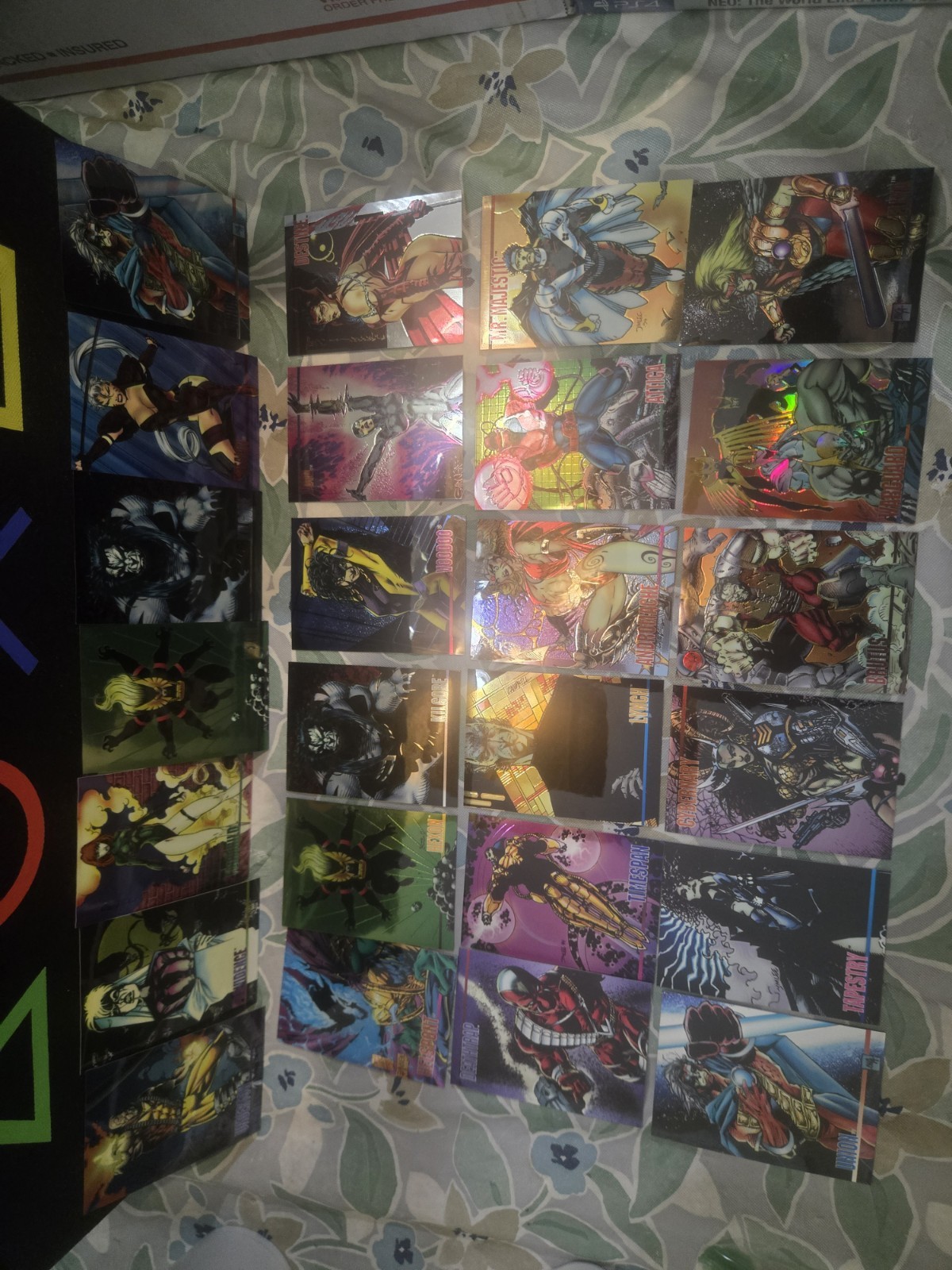 1994 WildStorm Set I All Chromium HoloChrome 25 carte vedi foto