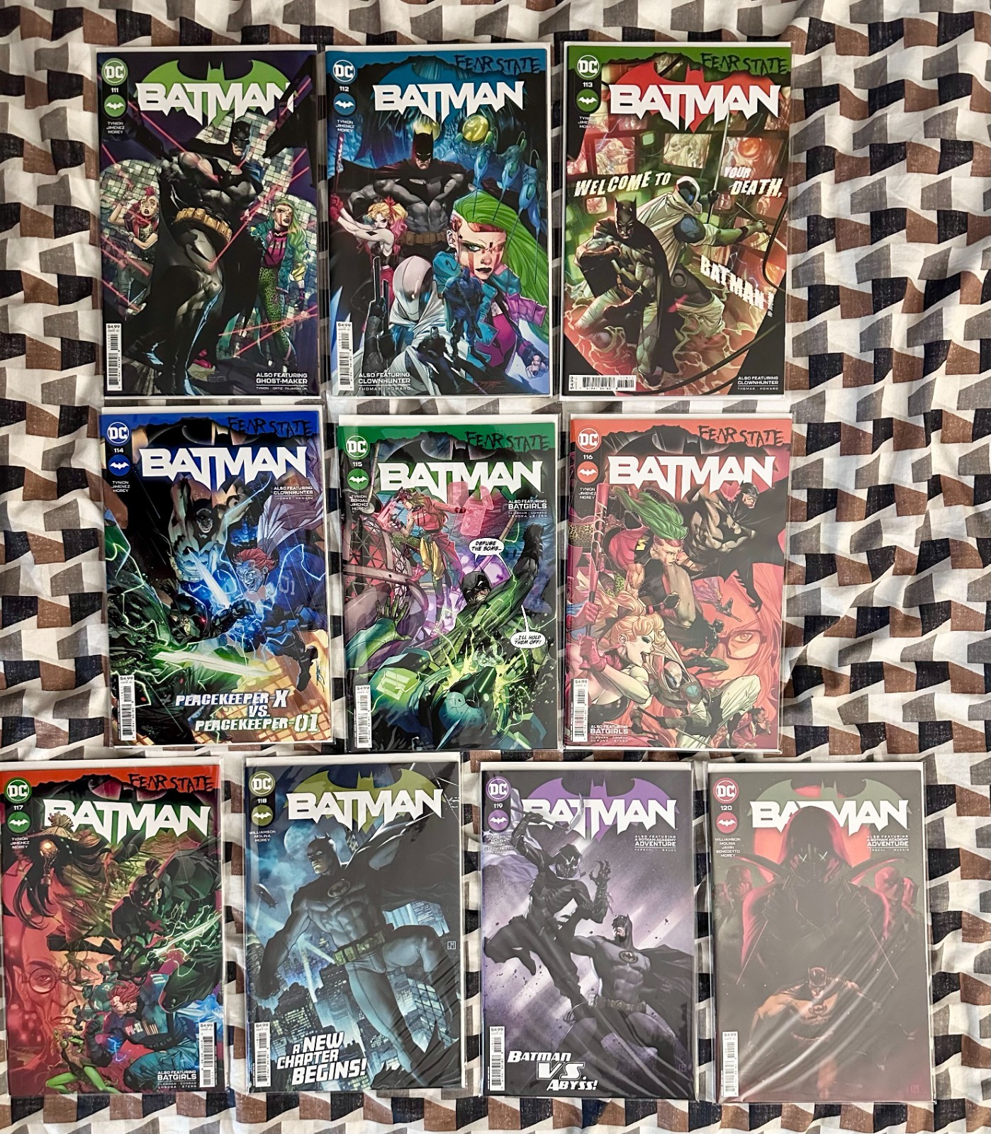 Batman Vol 3 - 10 Issues #111-120 - Fearstate - Tynion IV - DC Comics 2021/22