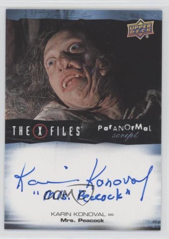 2023 The X-Files Monsters of Week Edition Inscriptions Karin Konoval Auto 1w9h