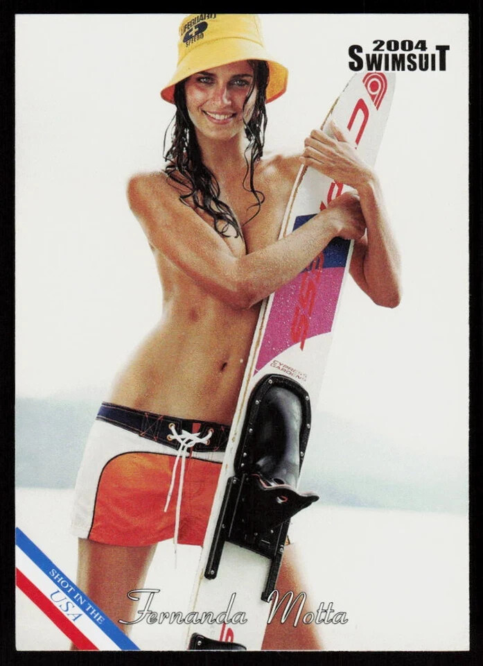 2004 SPORTS ILLUSTRATED SWIMSUIT 😍 Very Sexy Trading Card #53 -- FERNANDA MOTTA