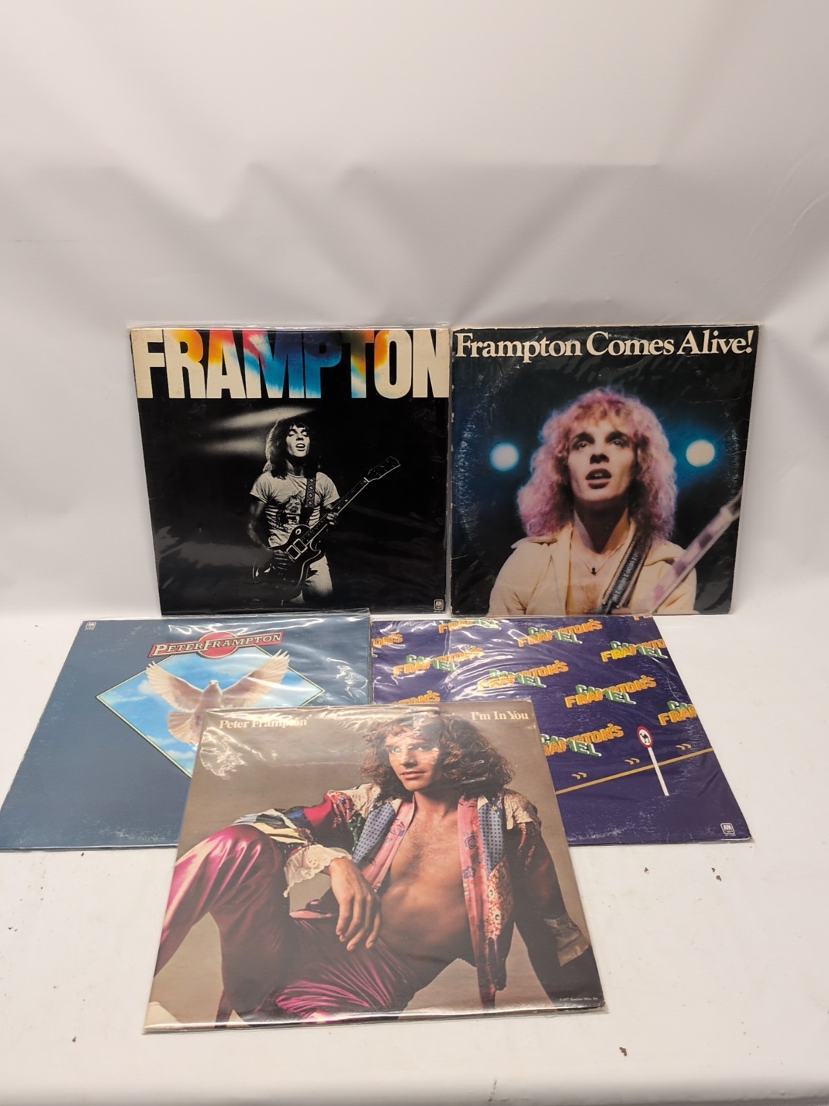 Lot(5) Peter Frampton Vinyl Record Albums Comes Alive! I'm In You Camel